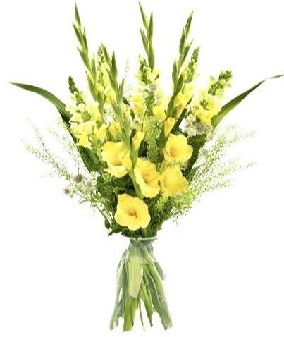 Gladiolus Bouquet with Greenery