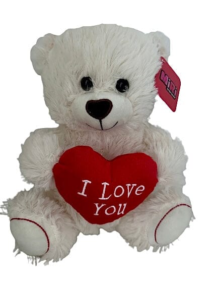 I love You Cream Plush Teddy 33cm