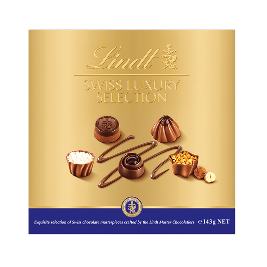 Lindt SWISS LUXURY SELECTION Chocolate Box 145g