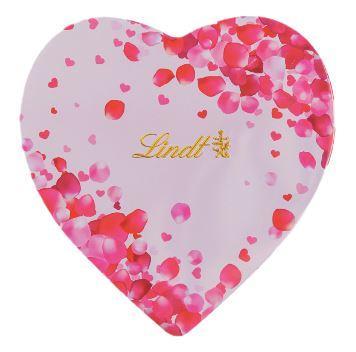 Luxury Lindt Heart Box with Milk Lindor Hearts