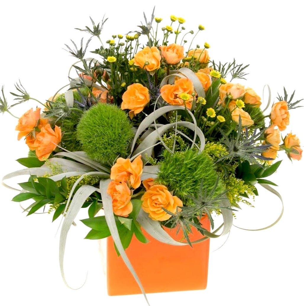 Orange Spray Roses Autumn Box