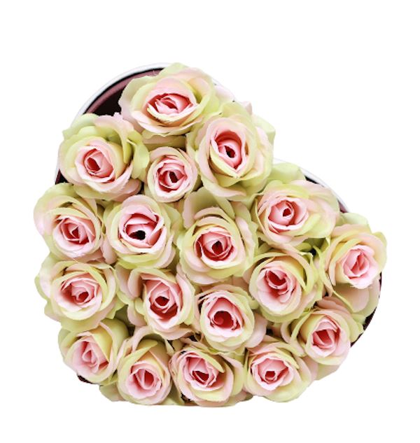 Pastel Pink Roses Box