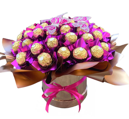 Pink and Gold Box of Chocolates