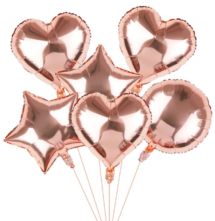Rose Gold Mix Gift Balloon Set