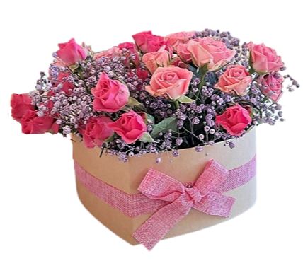 Two Tone Spray Roses Box