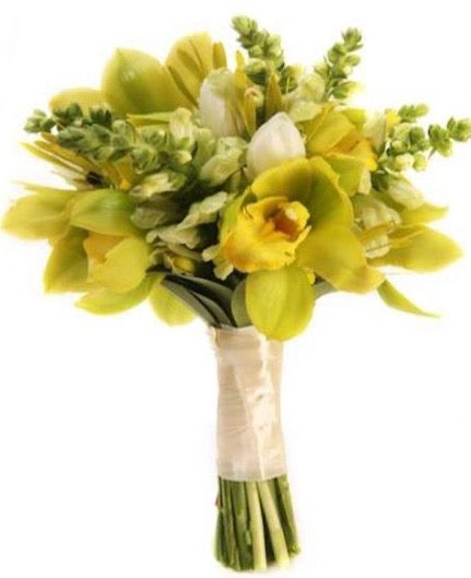 Yellow Smile Wedding Bouquet